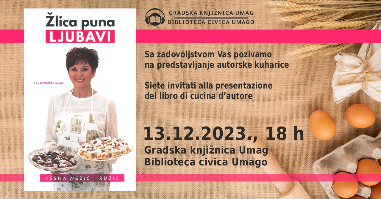 Presentazione del libro di cucina di Vesna Nežić-Ružić